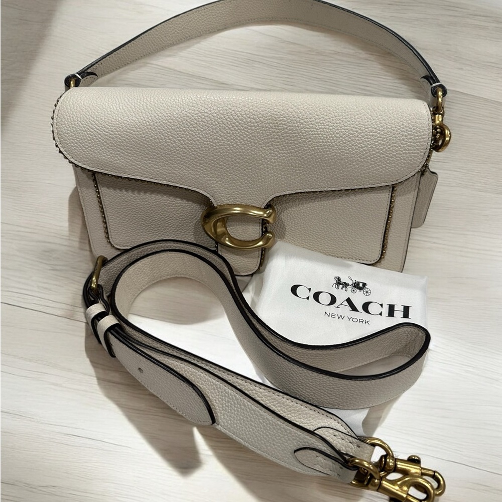 Coach Women's Polished Pebble Leather Tabby Shoulder Bag 26 Refresh - Picture 6 of 16